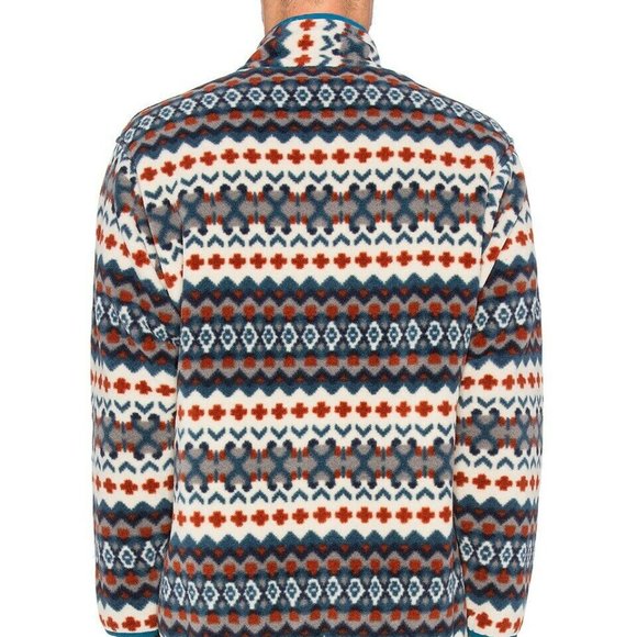 Patagonia Synchilla Snap T Fleece Pullover Cliff Underwater Blue Men's Size M - Picture 12 of 12